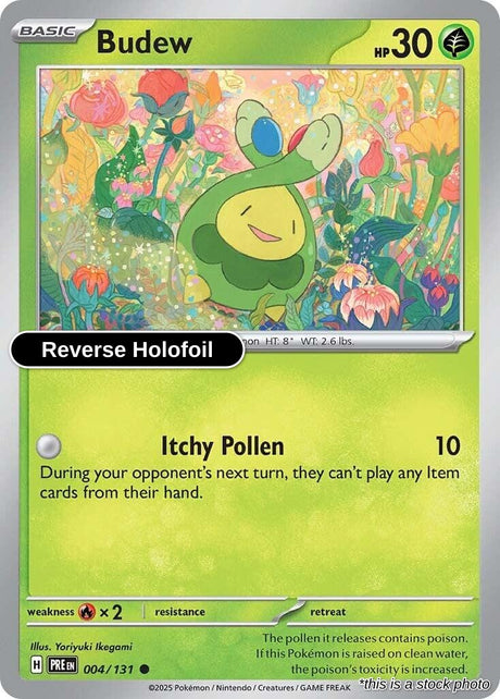 Budew - 004/131 - [PRE - SV: Prismatic Evolutions] - Reverse Holofoil