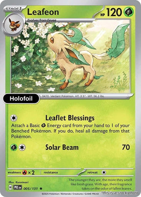 Leafeon - 005/131 - [PRE - SV: Prismatic Evolutions] - Holofoil