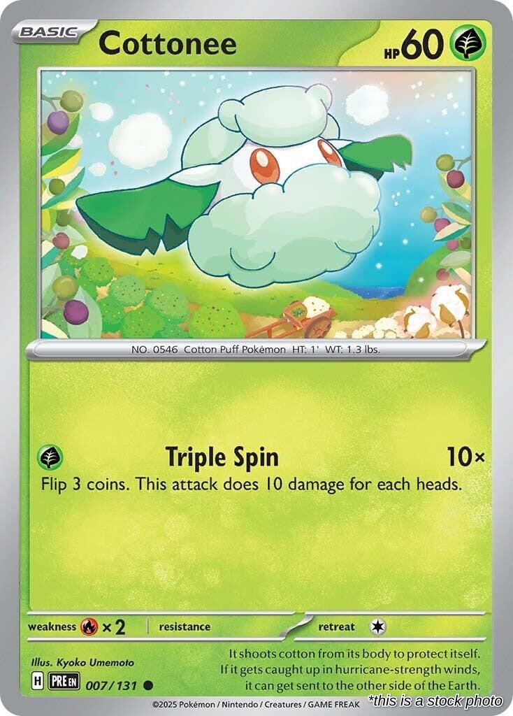Cottonee - 007/131 - [PRE - SV: Prismatic Evolutions]