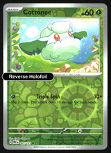 Cottonee - 007/131 - [PRE - SV: Prismatic Evolutions] - Reverse Holofoil