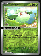 Cottonee - 007/131 - [PRE - SV: Prismatic Evolutions] - Reverse Holofoil