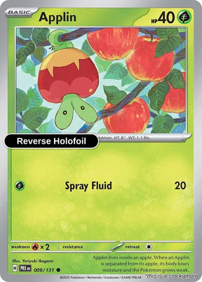 Applin - 009/131 - [PRE - SV: Prismatic Evolutions] - Reverse Holofoil