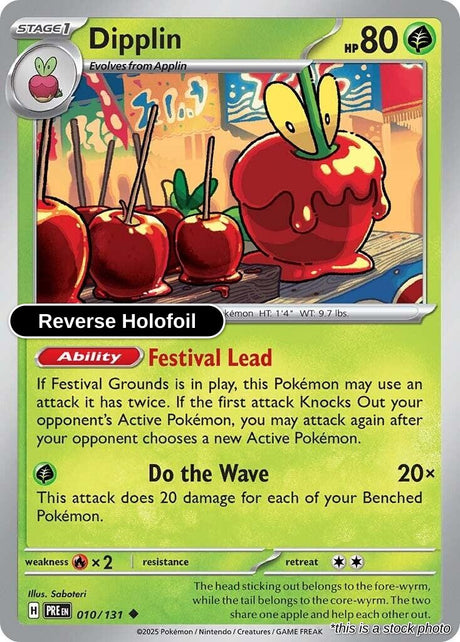 Dipplin - 010/131 - [PRE - SV: Prismatic Evolutions] - Reverse Holofoil
