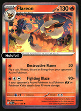 Flareon - 013/131 - [PRE - SV: Prismatic Evolutions] - Holofoil