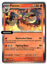 Flareon - 013/131 - [PRE - SV: Prismatic Evolutions] - Holofoil