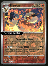 Flareon - 013/131 - [PRE - SV: Prismatic Evolutions] - Reverse Holofoil