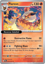 Flareon - 013/131 - [PRE - SV: Prismatic Evolutions] - Reverse Holofoil