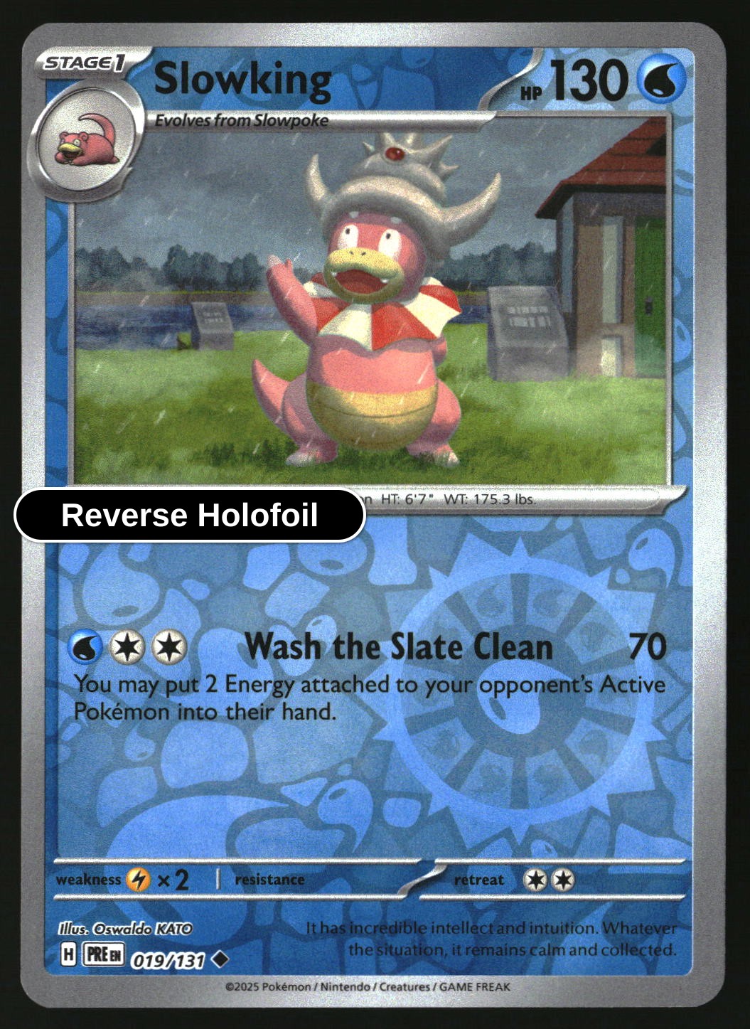 Slowking - 019/131 - [PRE - SV: Prismatic Evolutions] - Reverse Holofoil