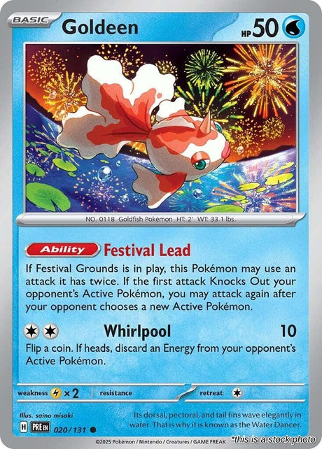 Goldeen - 020/131 - [PRE - SV: Prismatic Evolutions]