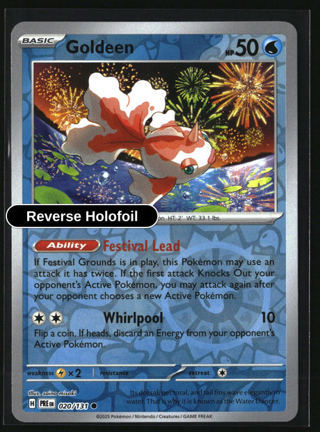 Goldeen - 020/131 - [PRE - SV: Prismatic Evolutions] - Reverse Holofoil
