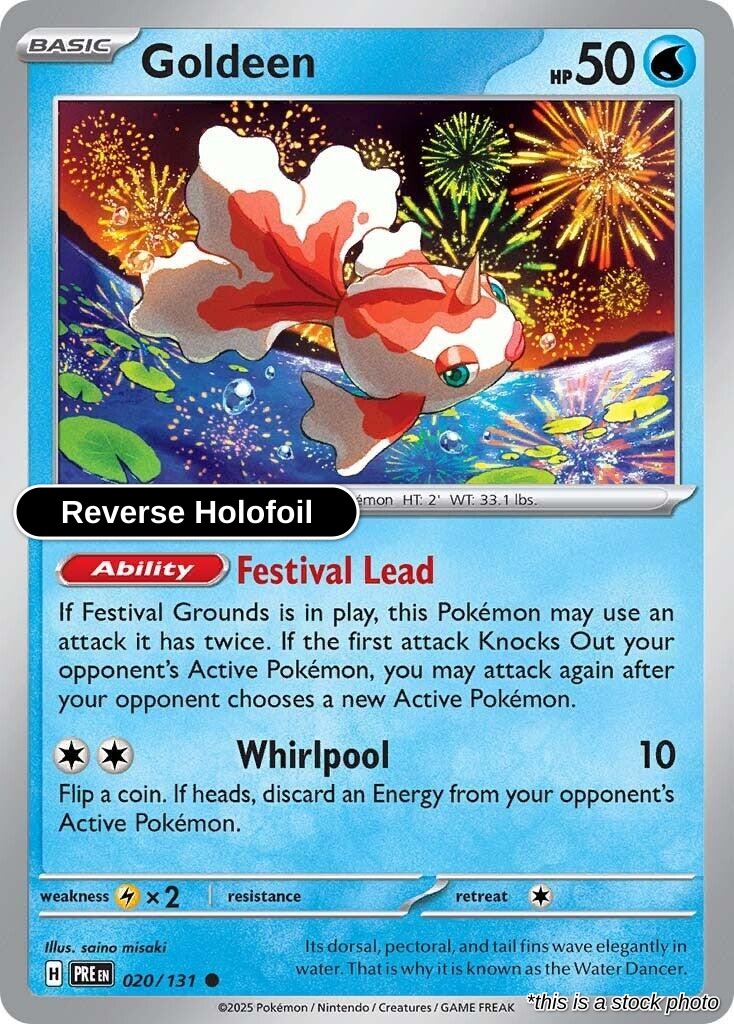 Goldeen - 020/131 - [PRE - SV: Prismatic Evolutions] - Reverse Holofoil