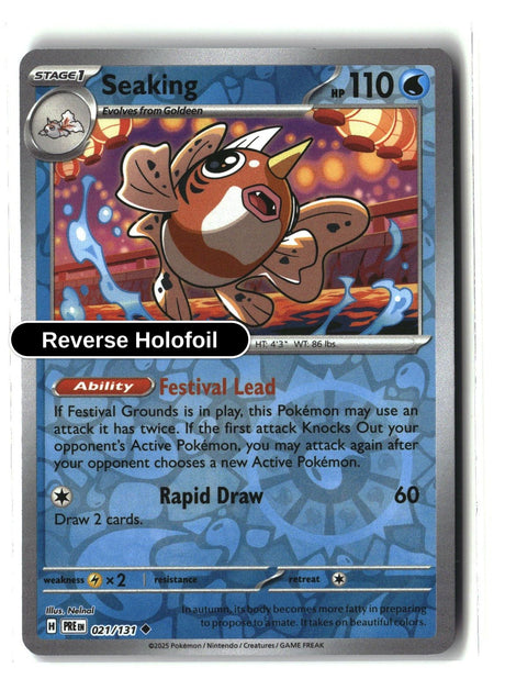 Seaking - 021/131 - [PRE - SV: Prismatic Evolutions] - Reverse Holofoil
