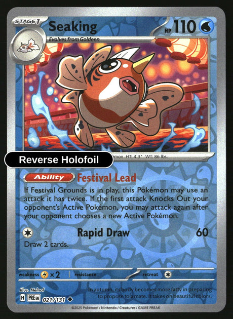 Seaking - 021/131 - [PRE - SV: Prismatic Evolutions] - Reverse Holofoil