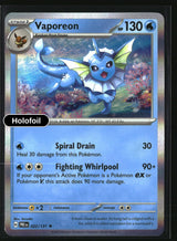 Vaporeon - 022/131 - [PRE - SV: Prismatic Evolutions] - Holofoil