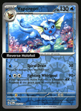 Vaporeon - 022/131 - [PRE - SV: Prismatic Evolutions] - Reverse Holofoil