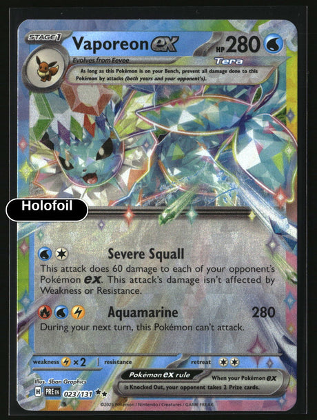 Vaporeon ex - 023/131