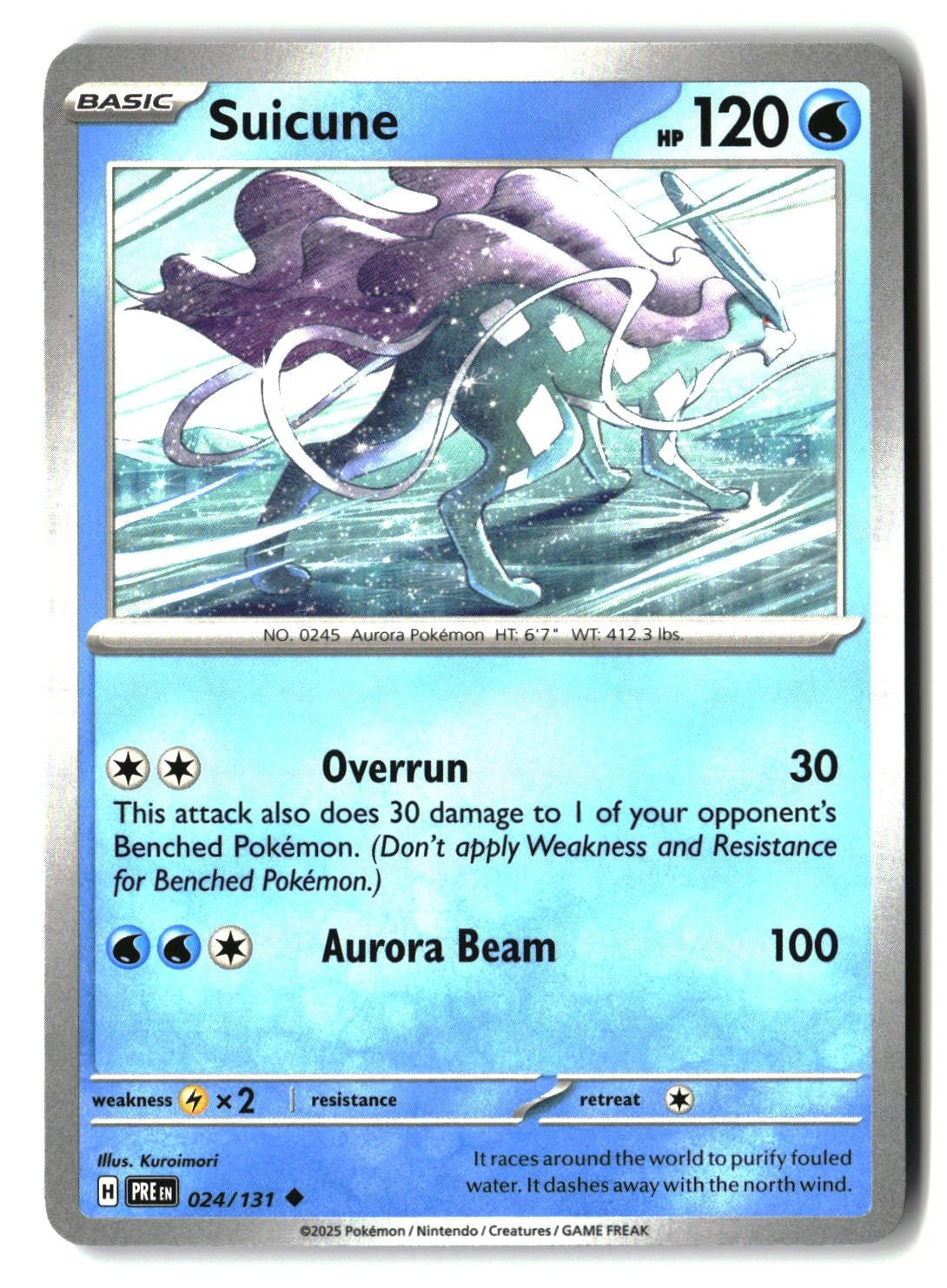 Suicune - 024/131 - [PRE - SV: Prismatic Evolutions]