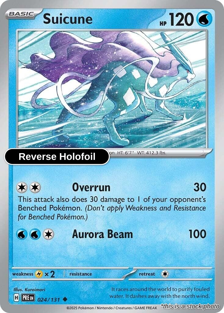 Suicune - 024/131 - [PRE - SV: Prismatic Evolutions] - Reverse Holofoil