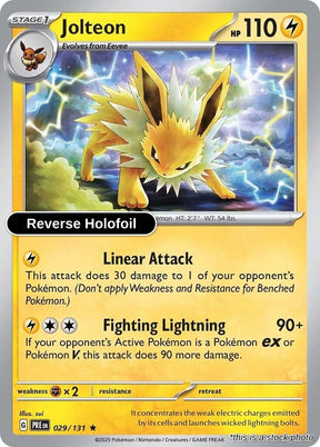 Jolteon - 029/131 - [PRE - SV: Prismatic Evolutions] - Reverse Holofoil