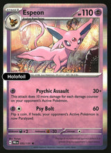 Espeon - 033/131 - [PRE - SV: Prismatic Evolutions] - Holofoil