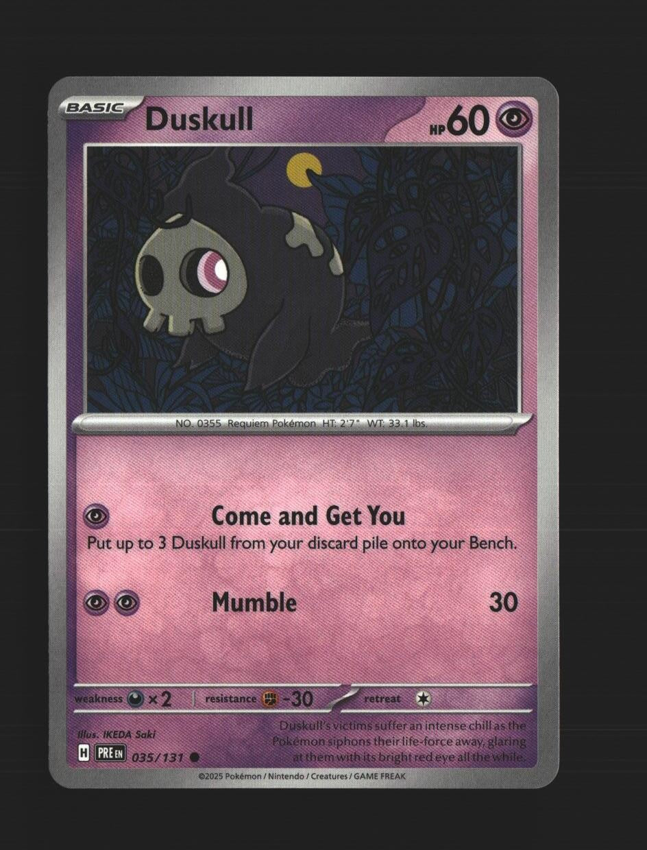Duskull - 035/131 - [PRE - SV: Prismatic Evolutions]