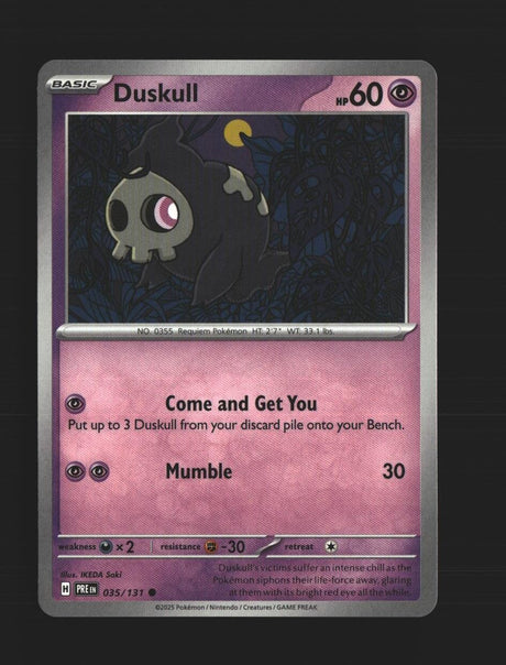 Duskull - 035/131 - [PRE - SV: Prismatic Evolutions]
