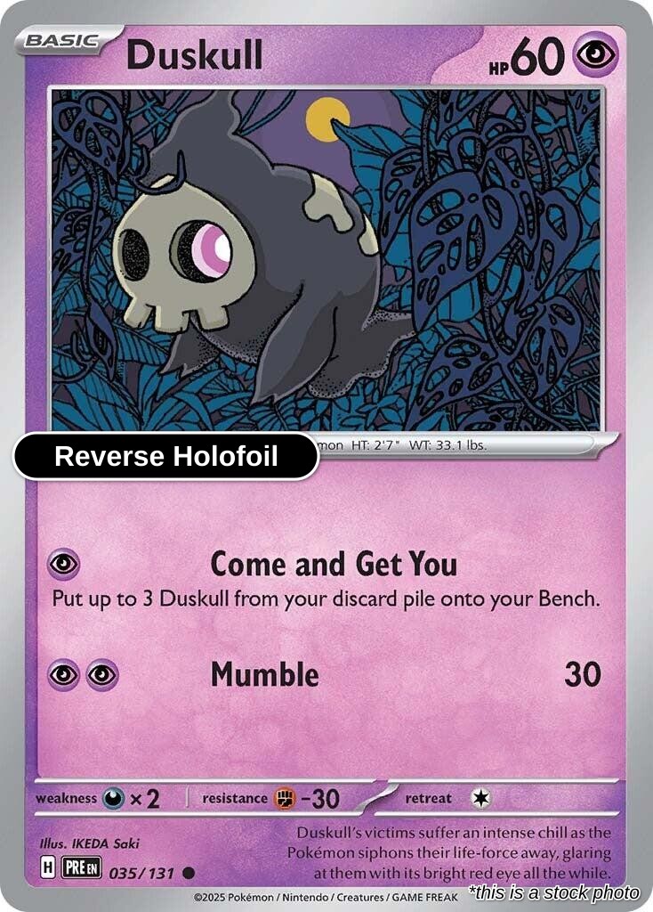 Duskull - 035/131 - [PRE - SV: Prismatic Evolutions] - Reverse Holofoil