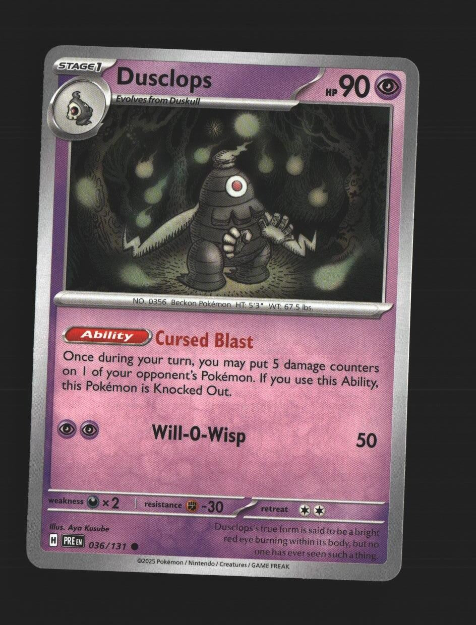 Dusclops - 036/131 - [PRE - SV: Prismatic Evolutions]