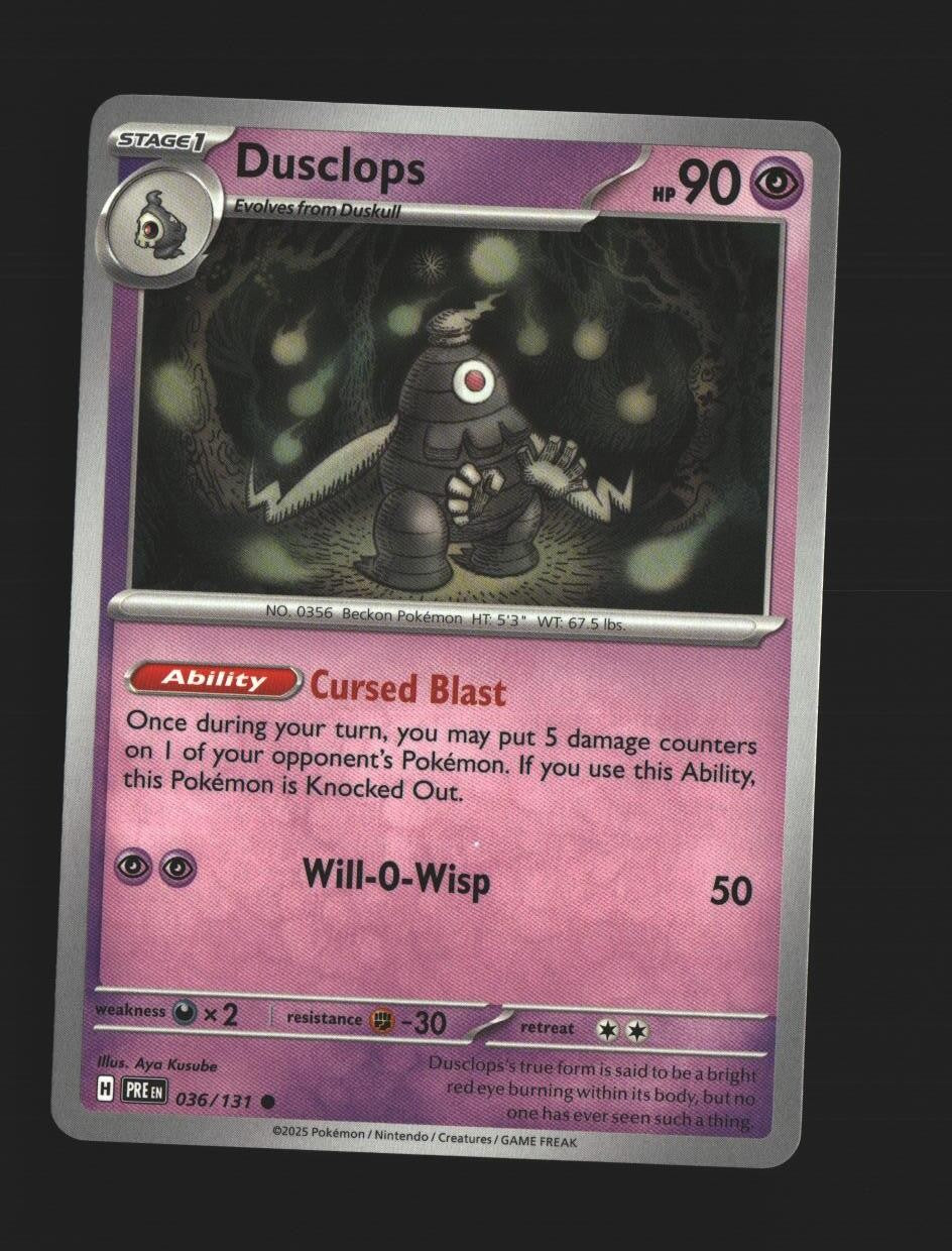 Dusclops - 036/131 - [PRE - SV: Prismatic Evolutions]