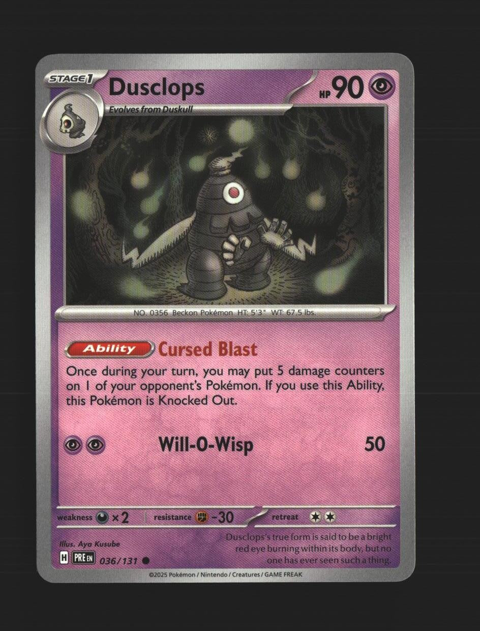 Dusclops - 036/131 - [PRE - SV: Prismatic Evolutions]