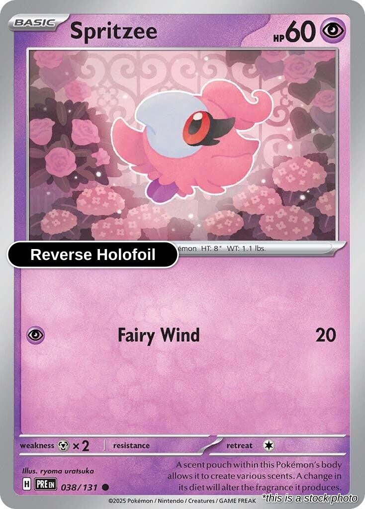 Spritzee - 038/131 - [PRE - SV: Prismatic Evolutions] - Reverse Holofoil