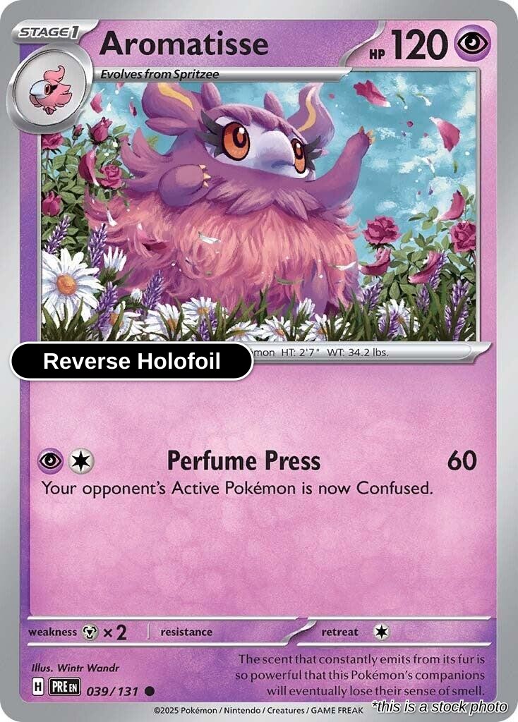 Aromatisse - 039/131 - [PRE - SV: Prismatic Evolutions] - Reverse Holofoil