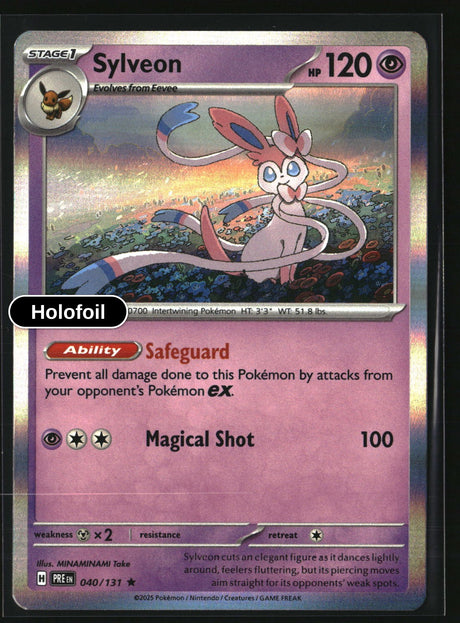 Sylveon - 040/131 - [PRE - SV: Prismatic Evolutions] - Holofoil