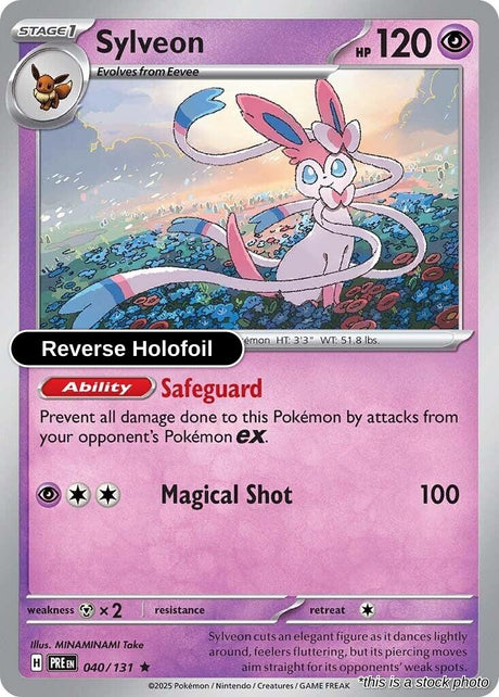 Sylveon - 040/131 - [PRE - SV: Prismatic Evolutions] - Reverse Holofoil