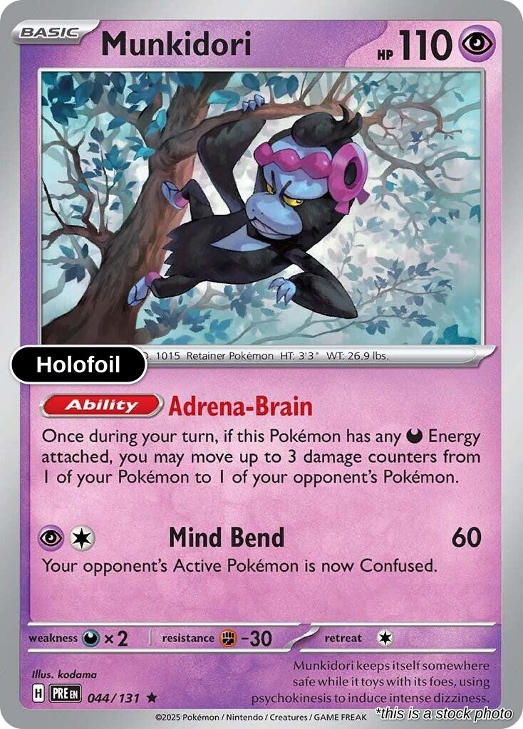 Munkidori - 044/131 - [PRE - SV: Prismatic Evolutions] - Holofoil