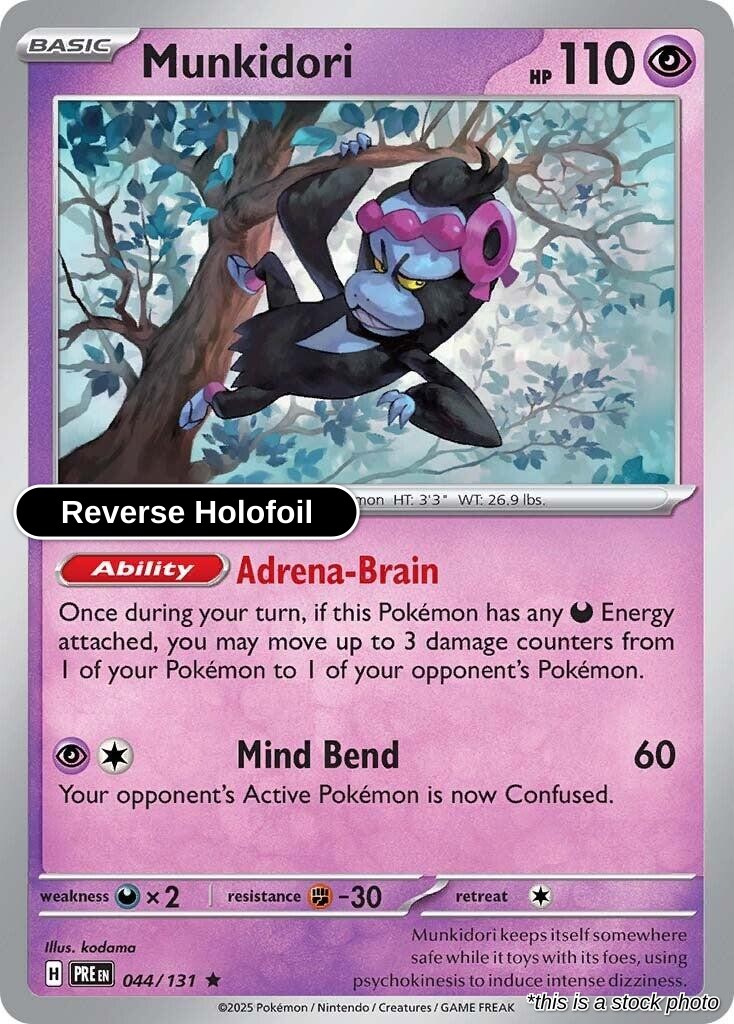 Munkidori - 044/131 - [PRE - SV: Prismatic Evolutions] - Reverse Holofoil