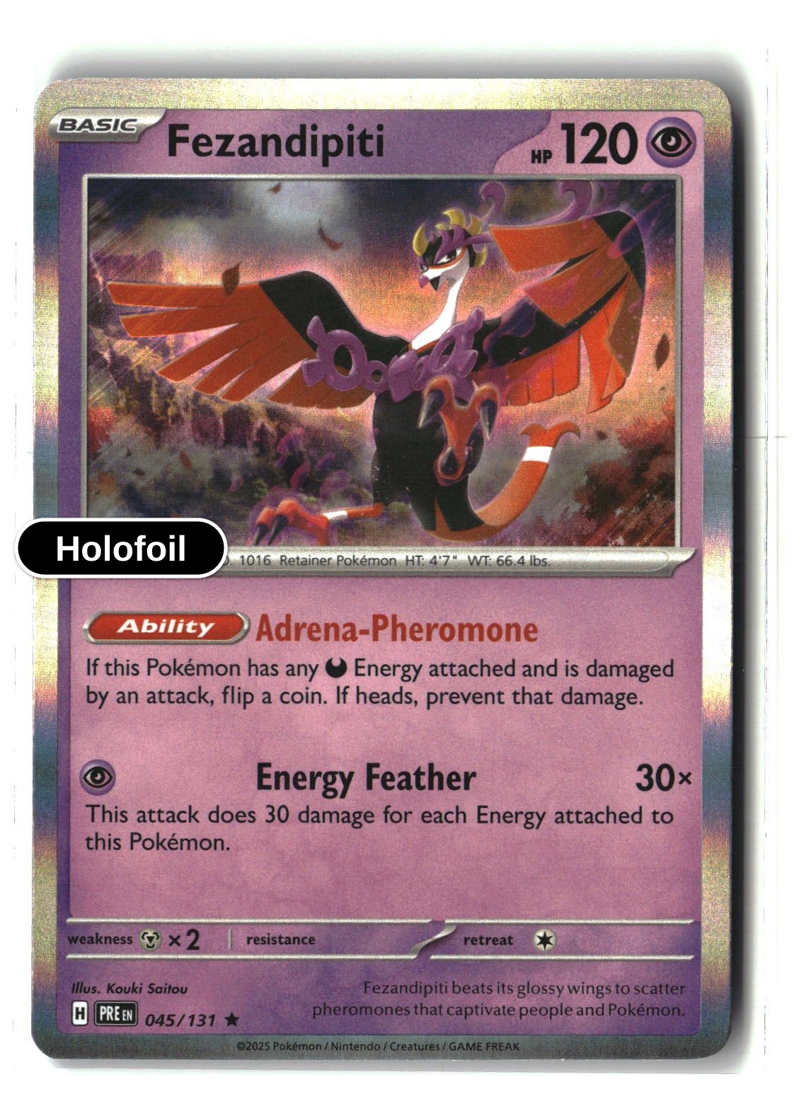 Fezandipiti - 045/131 - [PRE - SV: Prismatic Evolutions] - Holofoil