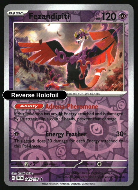Fezandipiti - 045/131 - [PRE - SV: Prismatic Evolutions] - Reverse Holofoil