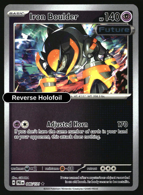 Iron Boulder - 046/131 - [PRE - SV: Prismatic Evolutions] - Reverse Holofoil