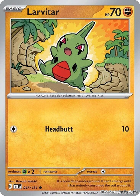 Larvitar - 047/131 - [PRE - SV: Prismatic Evolutions]