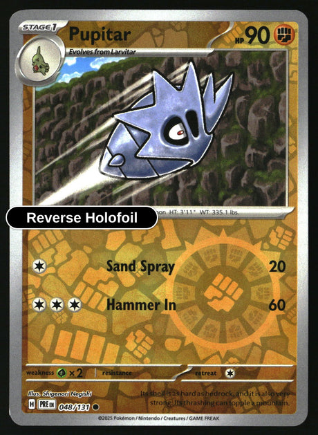 Pupitar - 048/131 - [PRE - SV: Prismatic Evolutions] - Reverse Holofoil