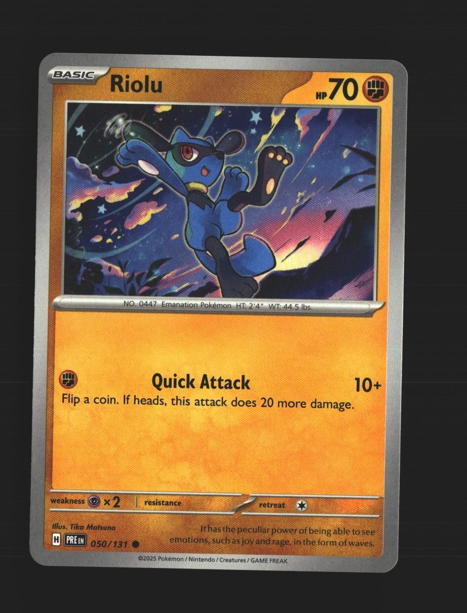 Riolu - 050/131 - [PRE - SV: Prismatic Evolutions]