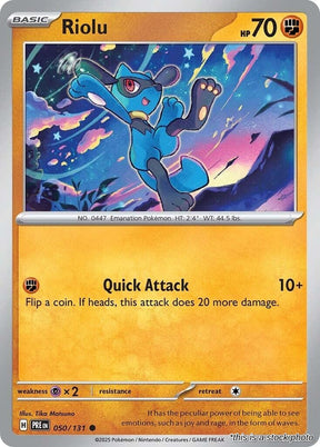 Riolu - 050/131 - [PRE - SV: Prismatic Evolutions]