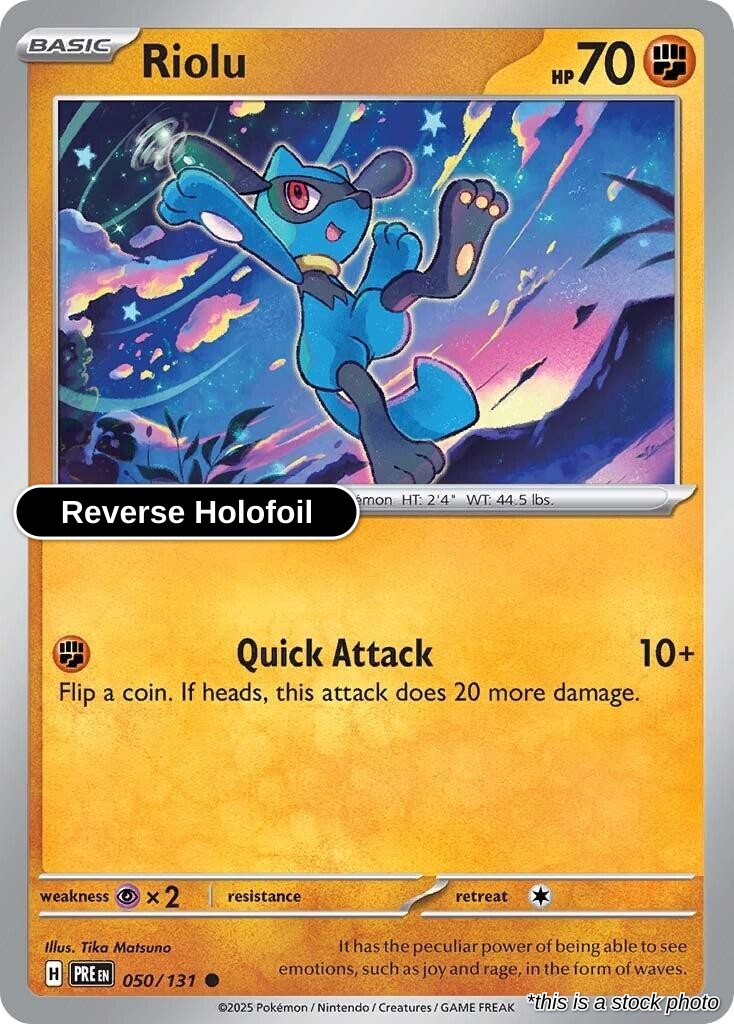 Riolu - 050/131 - [PRE - SV: Prismatic Evolutions] - Reverse Holofoil