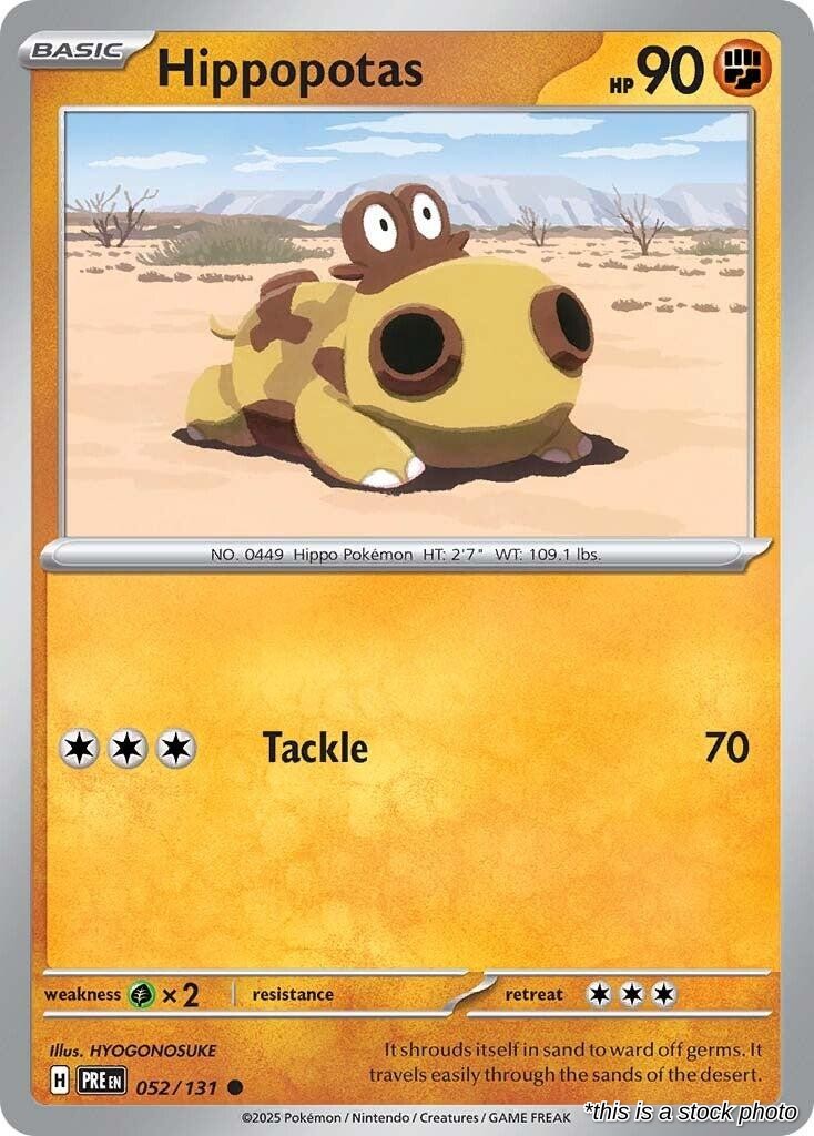 Hippopotas - 052/131 - [PRE - SV: Prismatic Evolutions]