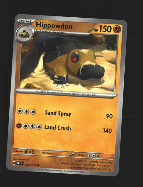 Hippowdon - 053/131 - [PRE - SV: Prismatic Evolutions]