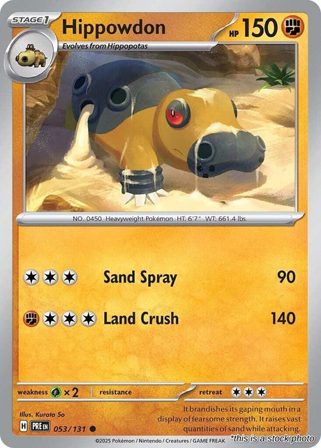 Hippowdon - 053/131 - [PRE - SV: Prismatic Evolutions]