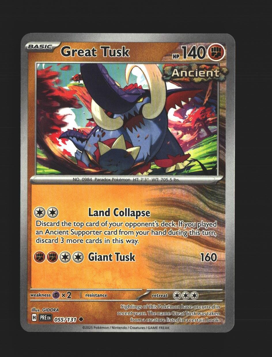 Great Tusk - 055/131 - [PRE - SV: Prismatic Evolutions]