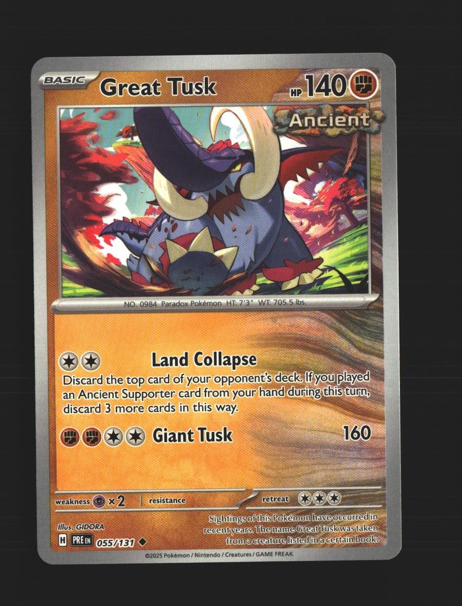 Great Tusk - 055/131 - [PRE - SV: Prismatic Evolutions]