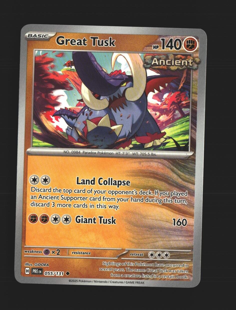 Great Tusk - 055/131 - [PRE - SV: Prismatic Evolutions]
